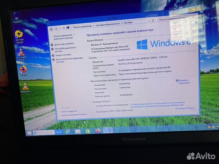 Ноутбук lenovo G500 ssd512gb intel celeron