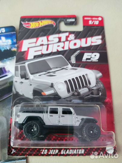 Hot wheels premium Fast Furious 9 Jeep дуэт