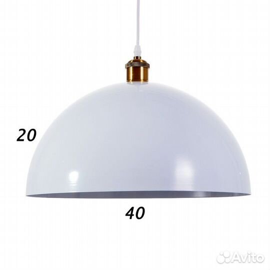 Светильник 1243/1WT E27 40Вт белый 39,5х39,5х21,4