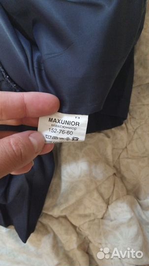 Школьный сарафан синий 152-76-60