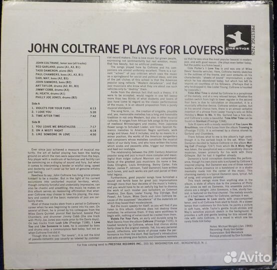 Винил John Coltrane 