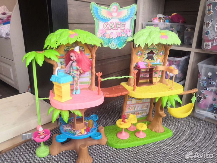 Enchantimals Джунгли кафе/Домик попугая