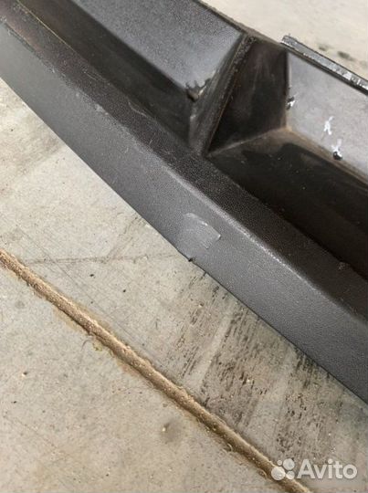 Юбка бампера задняя Skoda Octavia A7