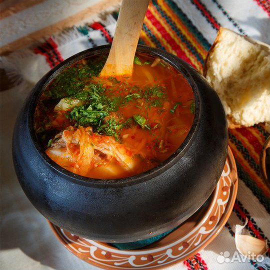 Чугунный горшок (1,5л. 2,5л. 4л. 6л.)