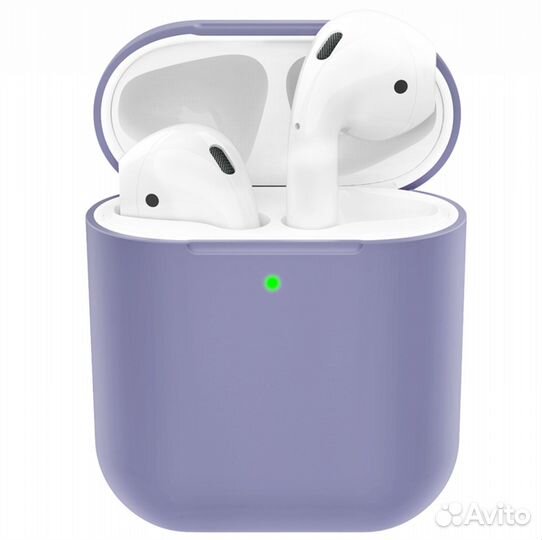 Чехол Deppa Ultra Slim для AirPods, серая лаванда