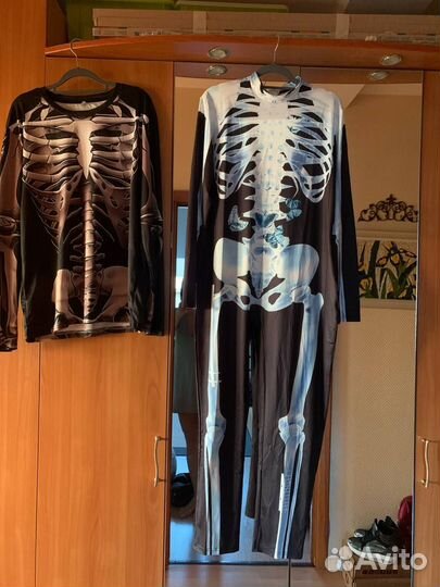 Костюм Скелета на Хэллоуин женский