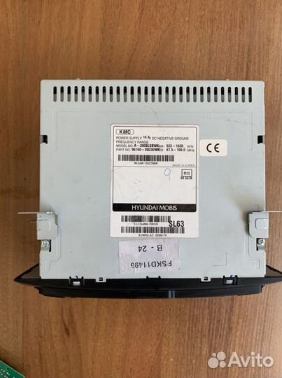 Штатная магнитола kia sportage 3 Б/У