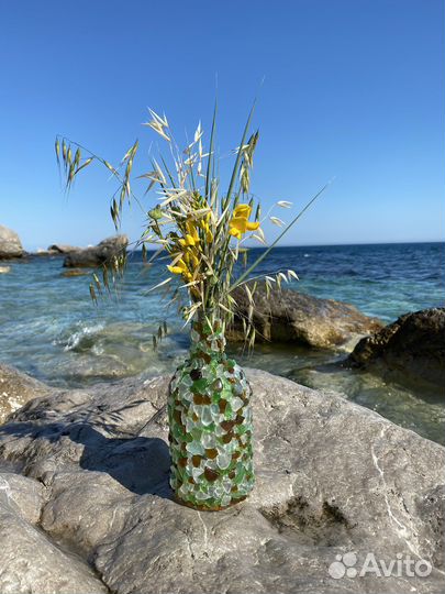 Ваза - бутылка декоративная