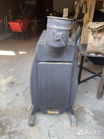 Печь камин на дровах бу