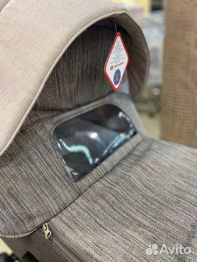 Коляска Adamex Luciano 2В1,3в1 комб, темно коричн