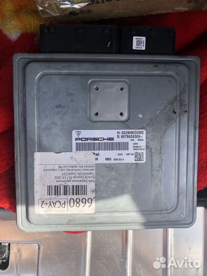 Блок управления двигателем porsche