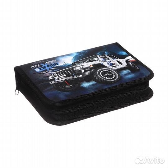 2 шт. Пенал 1 секция, 140 х 200 х 40 мм, 2 откидные планки, тканевый, пкт 09-20 'Джип'