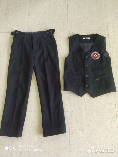 Школьная форма для мальчика синяя 134