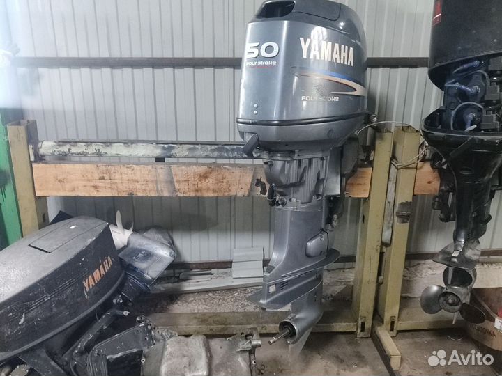 Лодочный мотор yamaha 50 4 такта инжек, на разбор