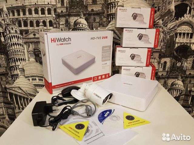 Видеонаблюдение комплект уличный