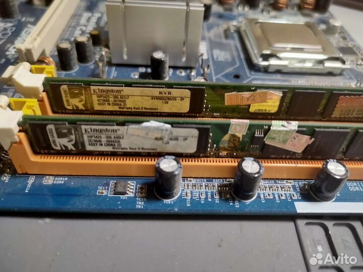 Материнская плата с процессором