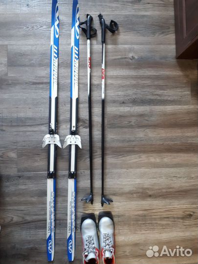 Лыжи детские 150. Полный комплект. Marpetti