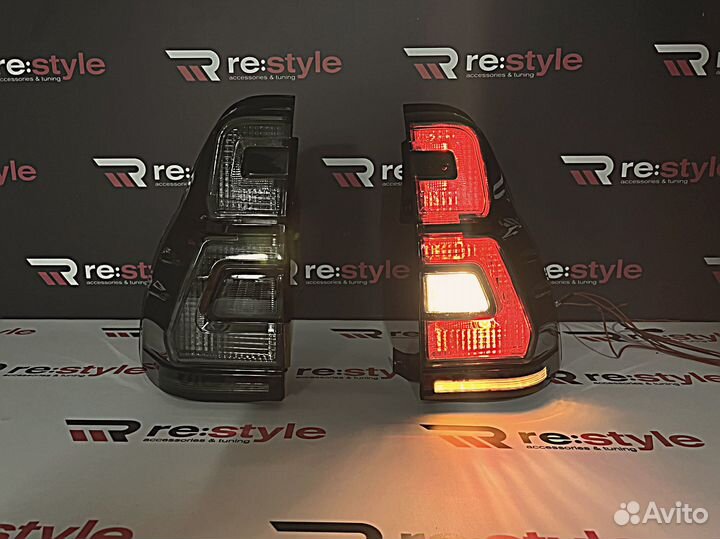 Стопы Prado 120 Тюнинг Дымчатые