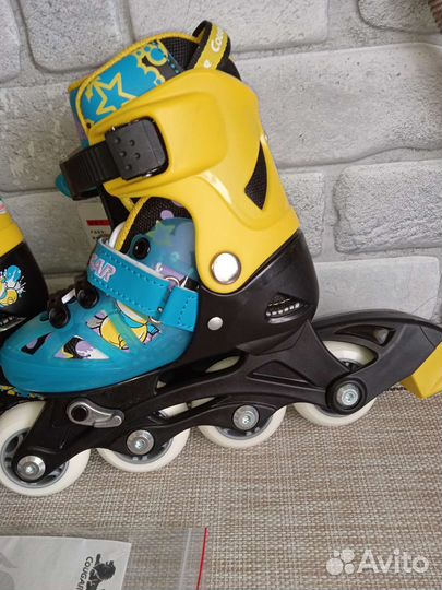 Ролики детские раздвижные новые s 25-28