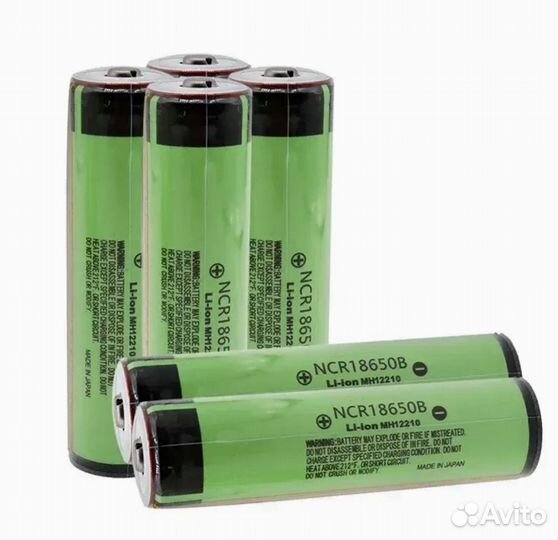 Аккумуляторные батарейки NCR 18650B, 3400 mAh