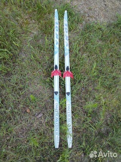 Лыжи, палки, ботинки