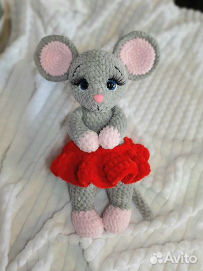 Мягкая игрушка мышка ручная работа