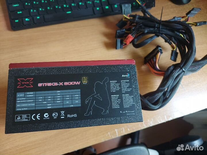 Блок питания Aerocool Strike-X 600W 80+ Bronze