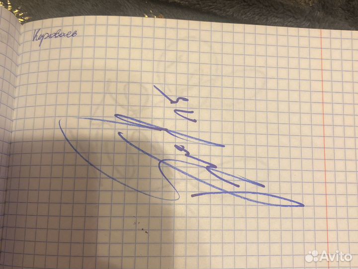 Автографы игроков Зенита