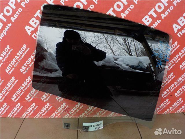 Стекло двери заднее правое Renault Logan L8MV