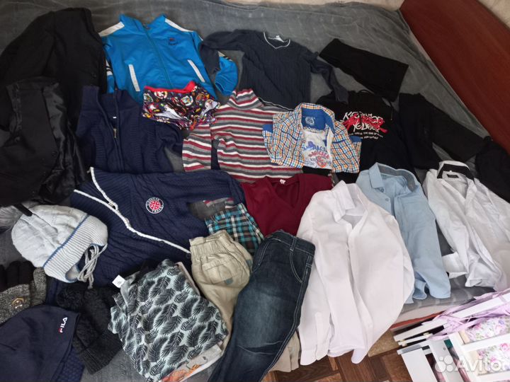 Вещи пакетом от122 и 134 140