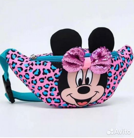 Сумка на пояс детская новая Минни Маус