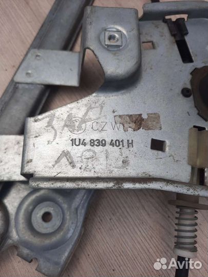 Стеклоподъемник задний левый Skoda Octavia Tur