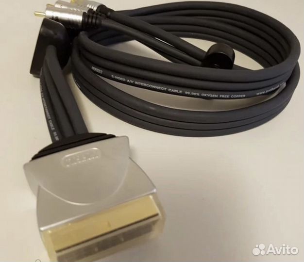 Кабель Scart Profigold 3RCA Composite Video audio)