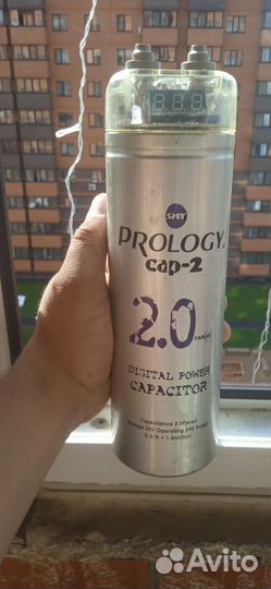 Конденсатор накопитель для аудиозвука. prology