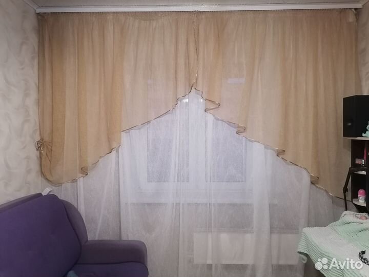 Комплект шторы и тюль бу