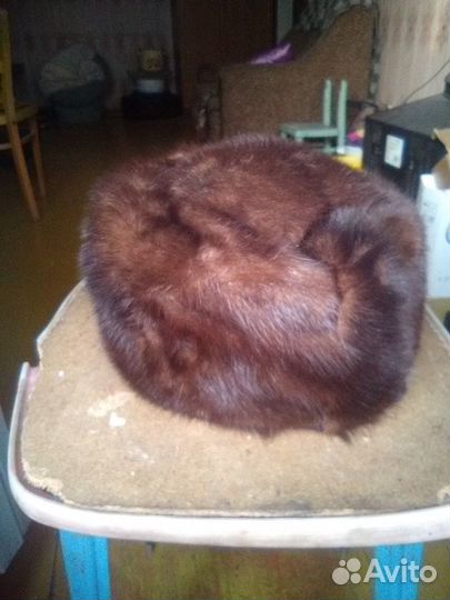 Женская норковая шапка