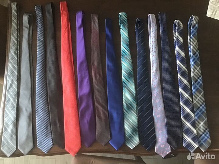 Галстуки разных мировых брендов новые и бу