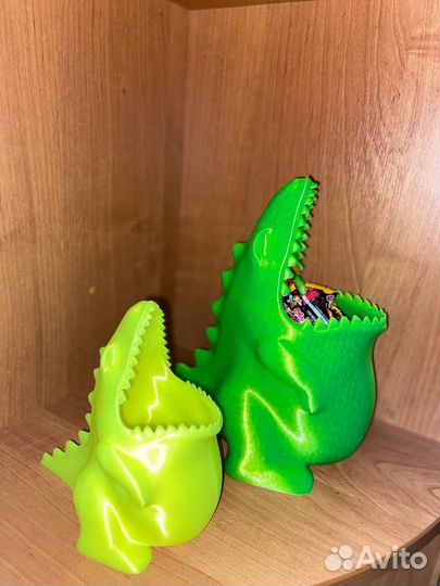 Игрушка/органайзер динозаврик на 3d принтере