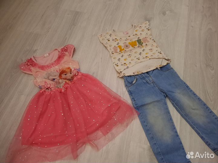Вещи пакетом на девочку 86р