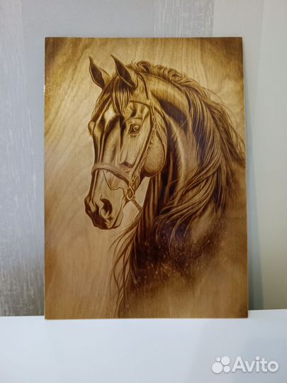 Выжигание портретов на дереве