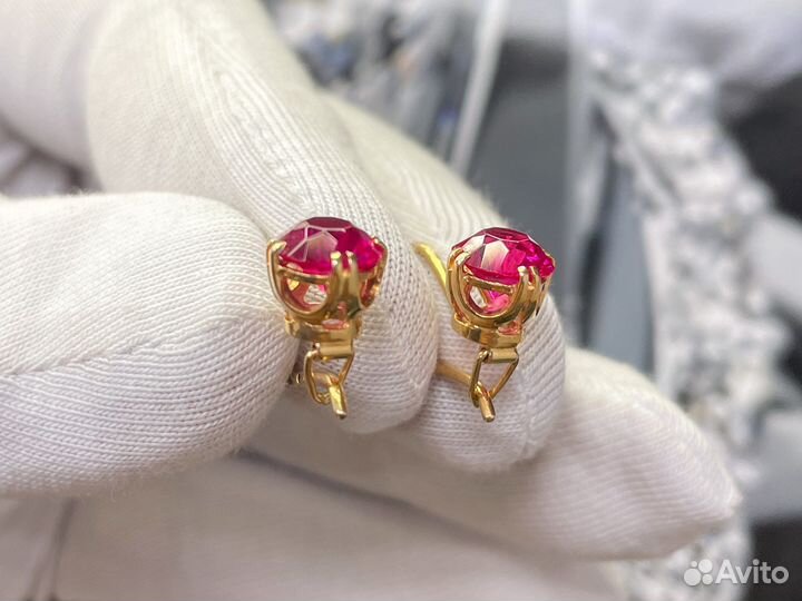 Золотые серьги СССР