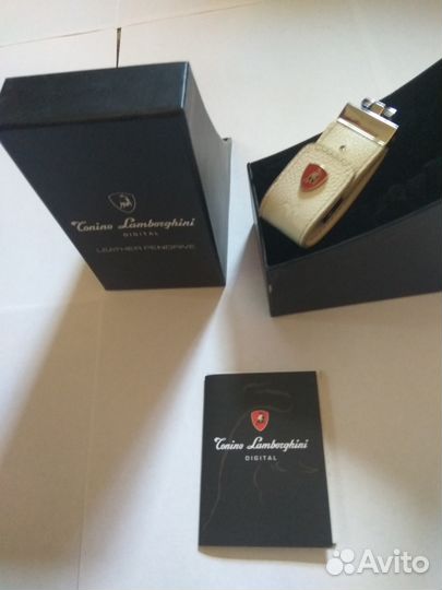 Флэшка Lamborghini Фирма Кожа 16 Gb