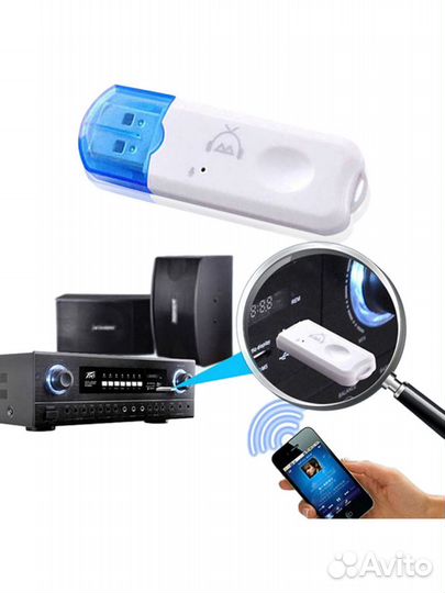 Беспроводной bluetooth-адаптер с микрофоном