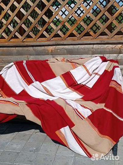 Плед вязаный Одеяло Покрывало