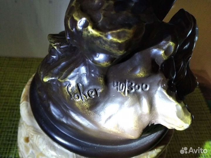 Бронзовая статуэтка soher,охотница 48см