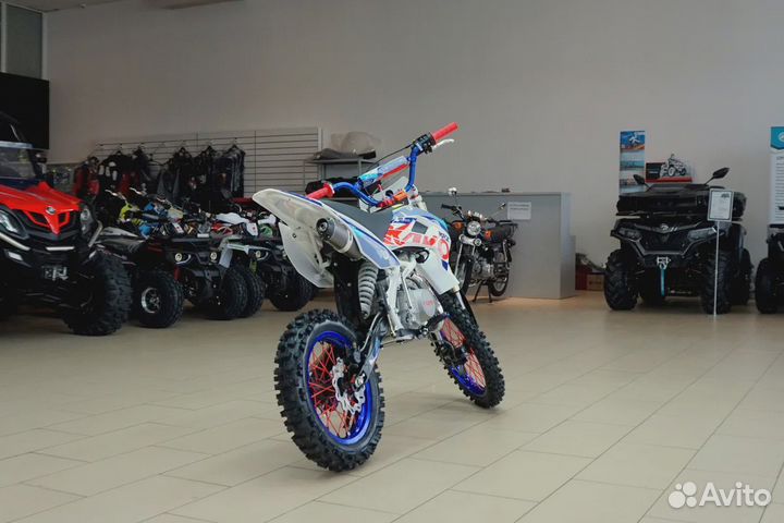 Kayo mini YX125EM pitbike Мотоцикл Витрина