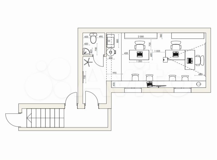 Свободного назначения, 30 м²