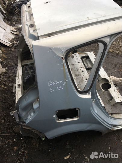 Заднее правое крыло Renault Scenic 2