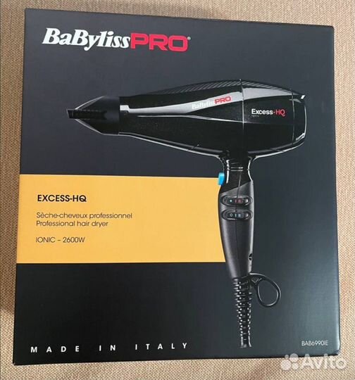 Фен babyliss новый
