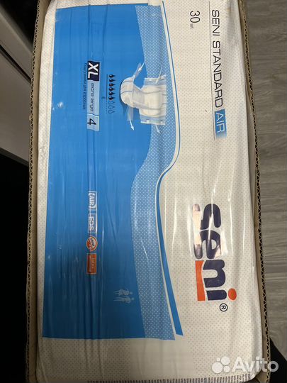 Памперсы для взрослых seni xl 4